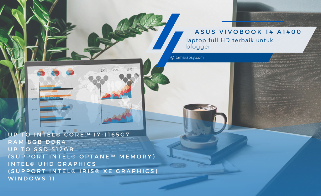ASUS Vivobook 14: Laptop terbaik untuk blogger